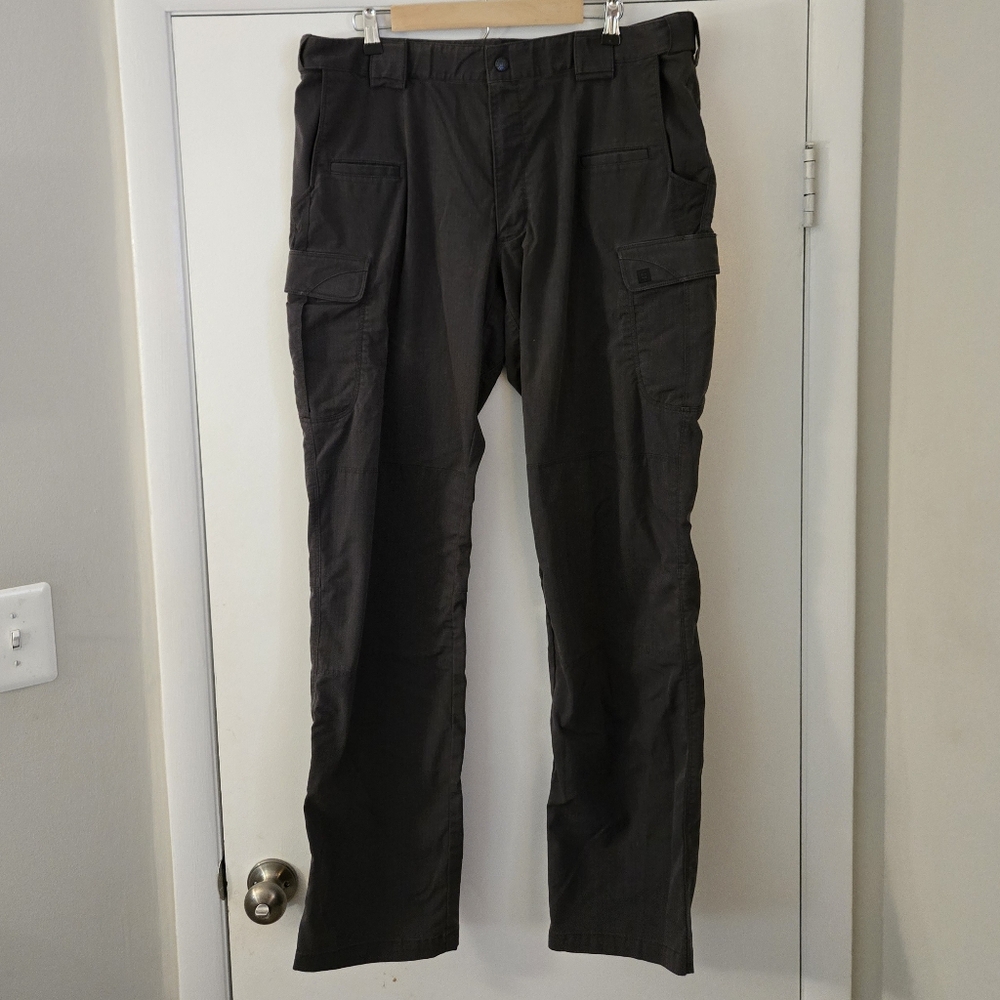 5.11 Tactical Series Gray Cargo Pants Size 38/36 Big And Tall